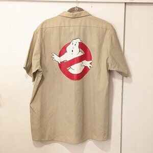 Ghostbusters - collared button up with graphics